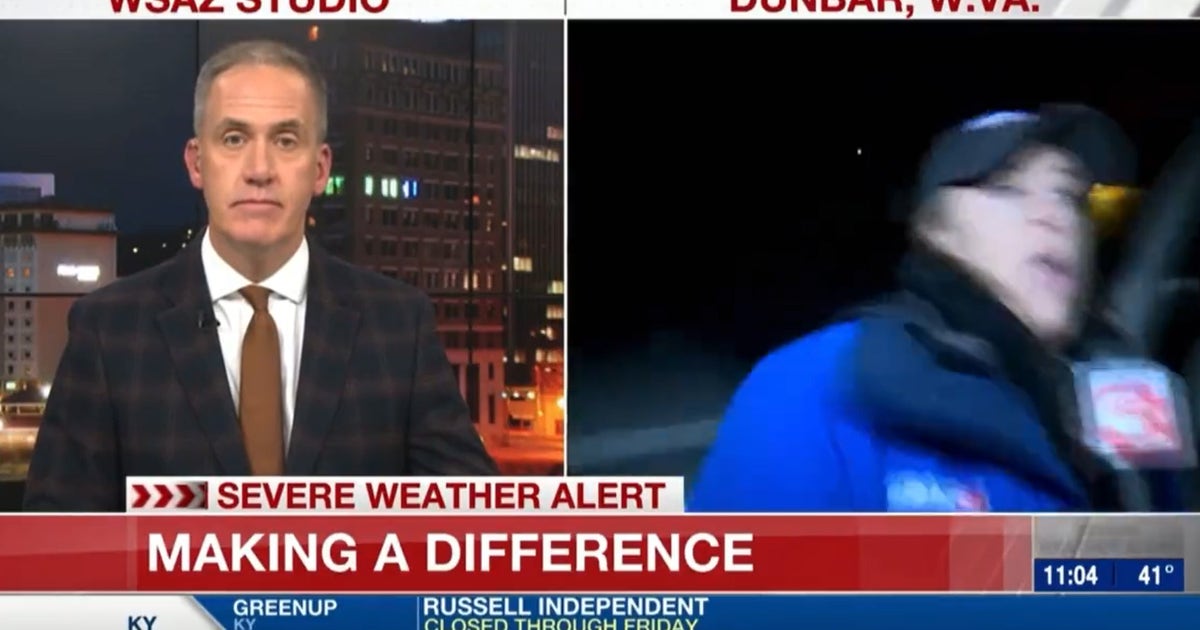 Reporter hit by car on live TV, continues report | FOX 5 New York