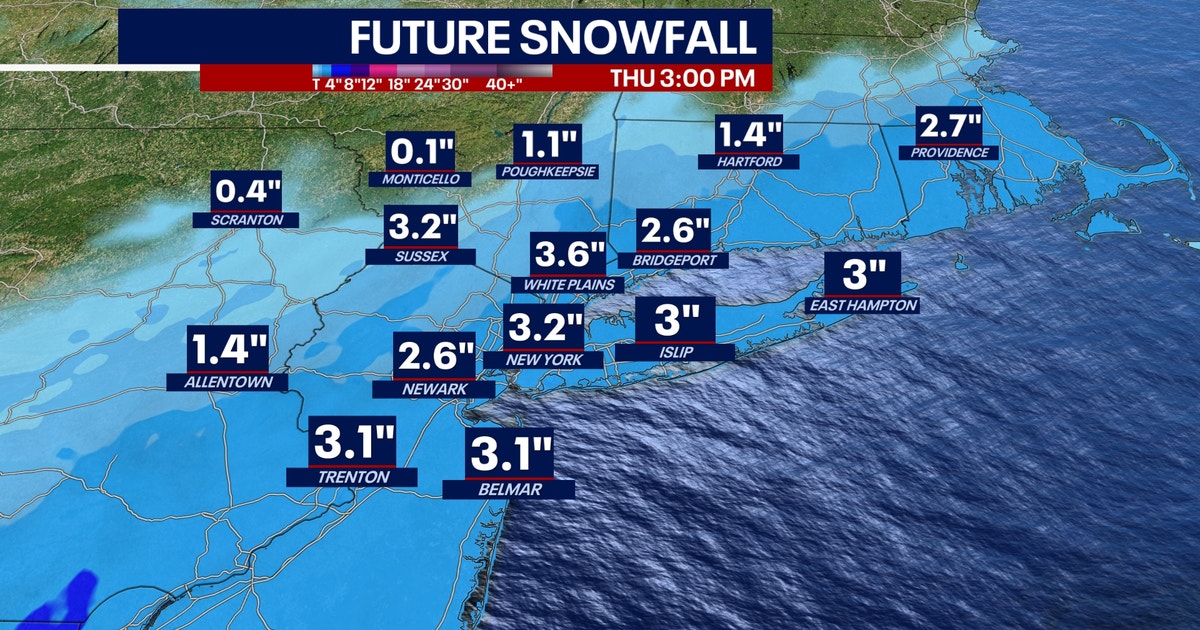 Winter storm drops rain, some snow to NYC region | FOX 5 New York