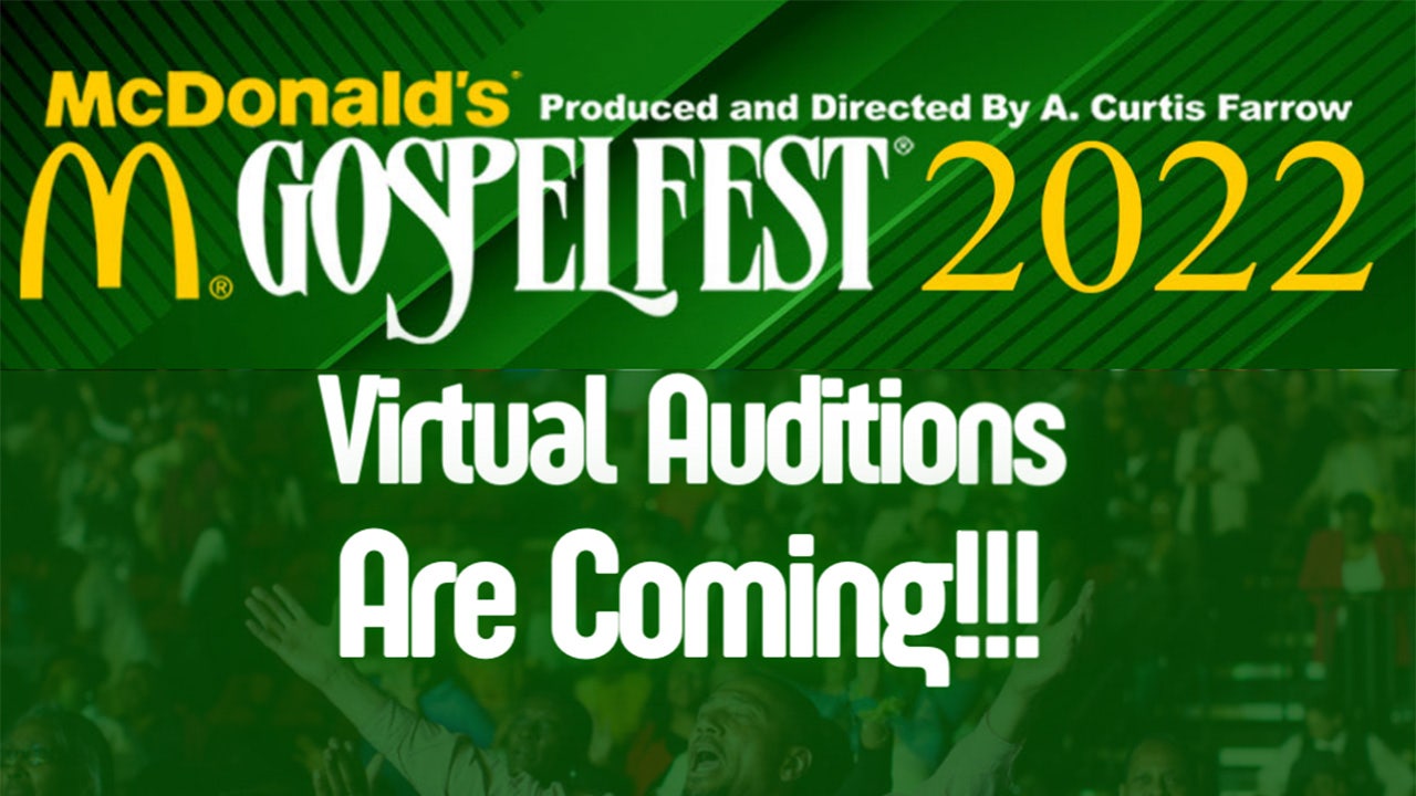 McDonald's Gospelfest 2022 auditions