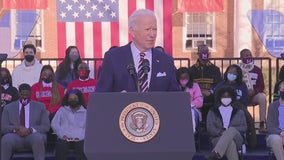 Biden, Harris visit Atlanta to push for voting reform bill