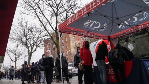 COVID IN NEW YORK: Over 85K people test positive at New Year's start