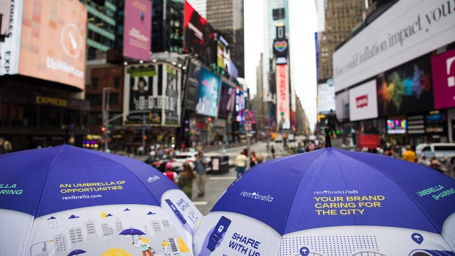 You can borrow an umbrella in Manhattan using an app