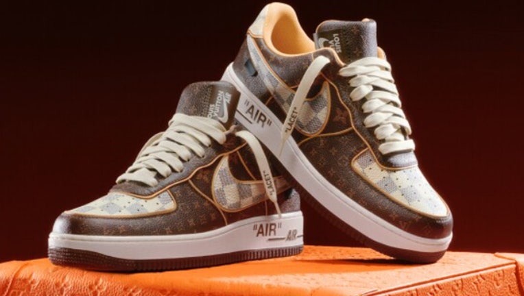 LOUIS VUITTON AF1 size 14 these are hard af, fits exactly like a
