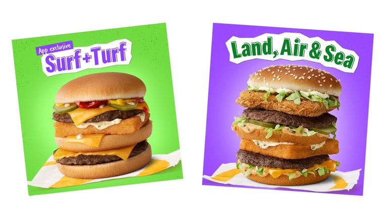 McDonald's images show menu hack items.