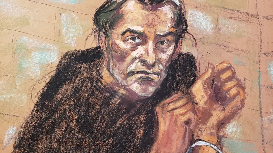 Thomas Welnicki appears in Federal Court in Brooklyn on Jan. 10, 2022.