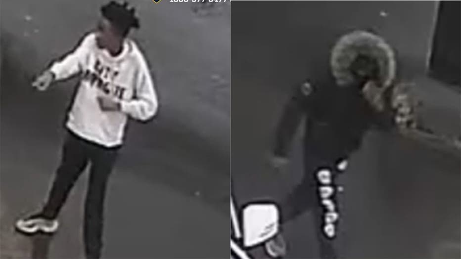The NYPD is looking for two suspects who assaulted two men in a failed carjacking in the Longwood section of the Bronx.