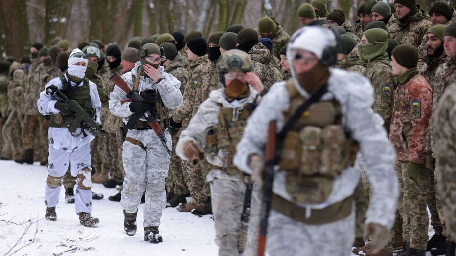 Volunteer Defence Unit Trains In Kyiv