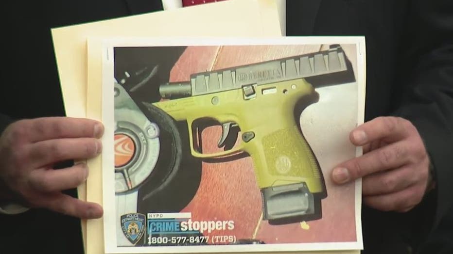 A 9 mm handgun was recovered at the scene of a shooting of an NYPD narcotics detective on Staten Island. 