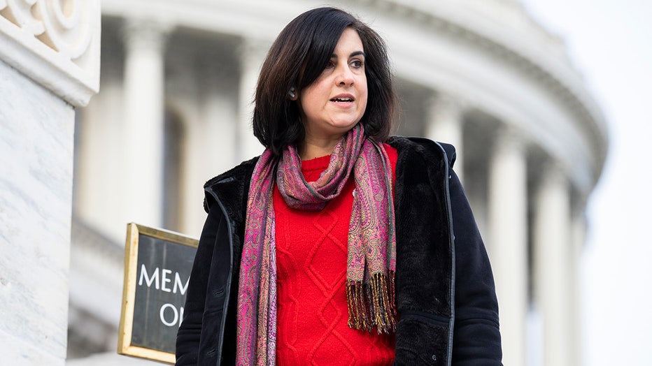 Rep. Nicole Malliotakis, R-N.Y., is seen outside the U.S. Capitol on Thursday, January 13, 2022. (Photo By Tom Williams/CQ-Roll Call, Inc via Getty Images)