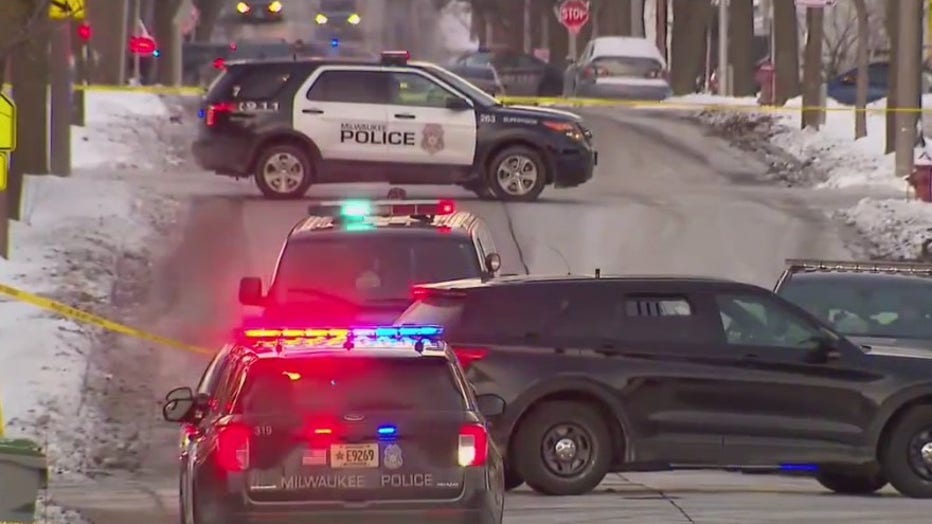 Deputy shot in Milwaukee during foot pursuit; suspect sought, 1 arrested
