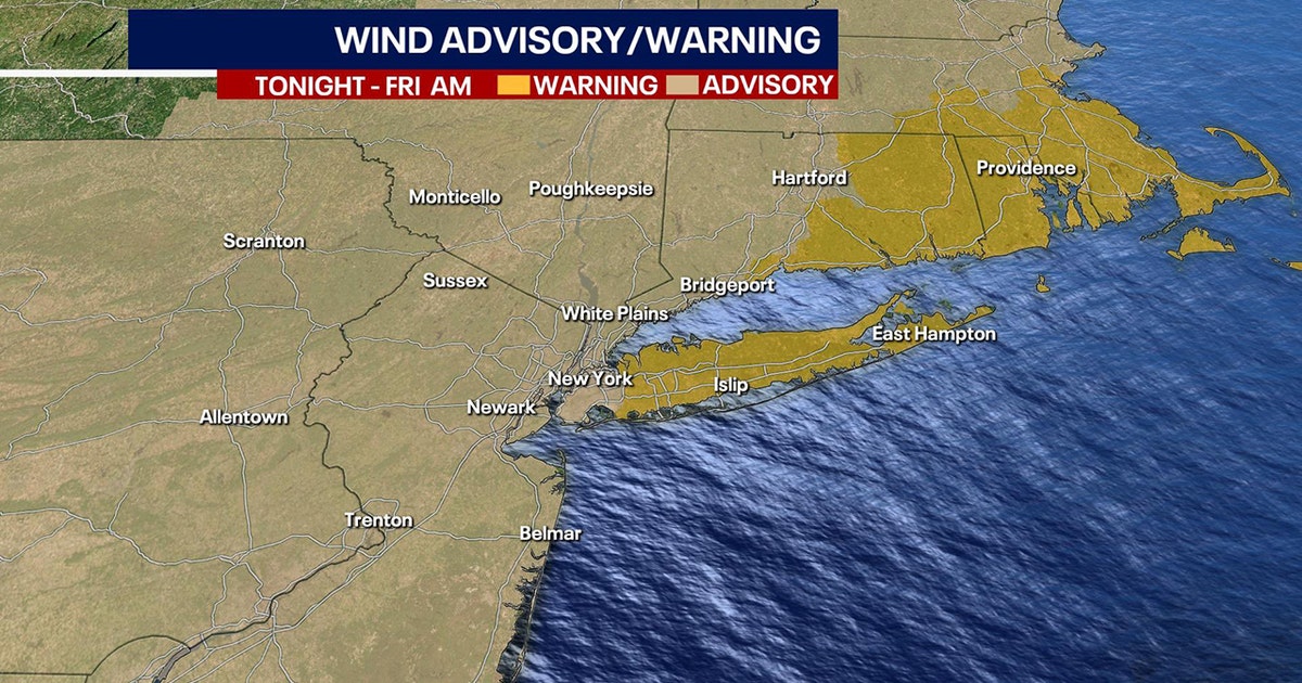 NY Weather: Strong, damaging winds expected through Friday morning ...