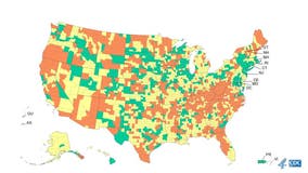 CDC tool shows pandemic guidelines in your area