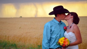 Whirlwind romance follows after tornado crashes Kansas couple's wedding