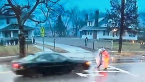 Cecil County crossing guard hit by car, saves student