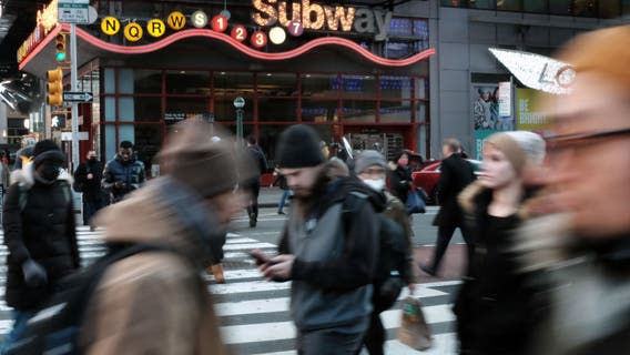 NYC subway ridership rebounding after omicron drop