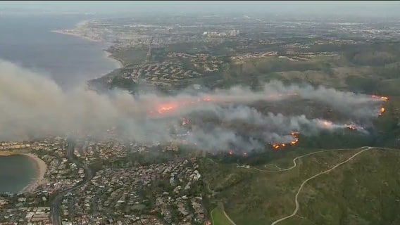 Emerald Bay fire: Crews contain fire that erupted in Laguna Beach