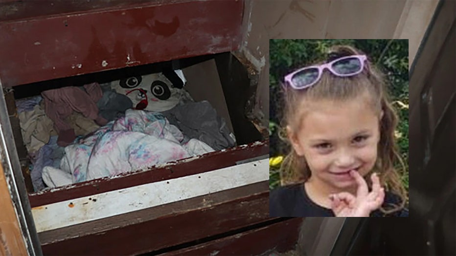 Paislee Shultis was reported missing in 2019. She was found in a tiny room under stairs in a NY home.