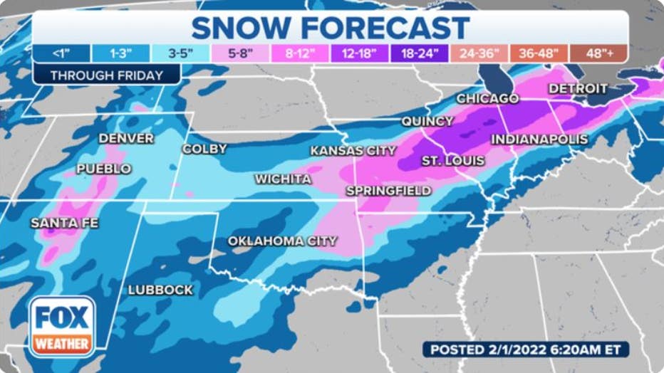 through friday midwest