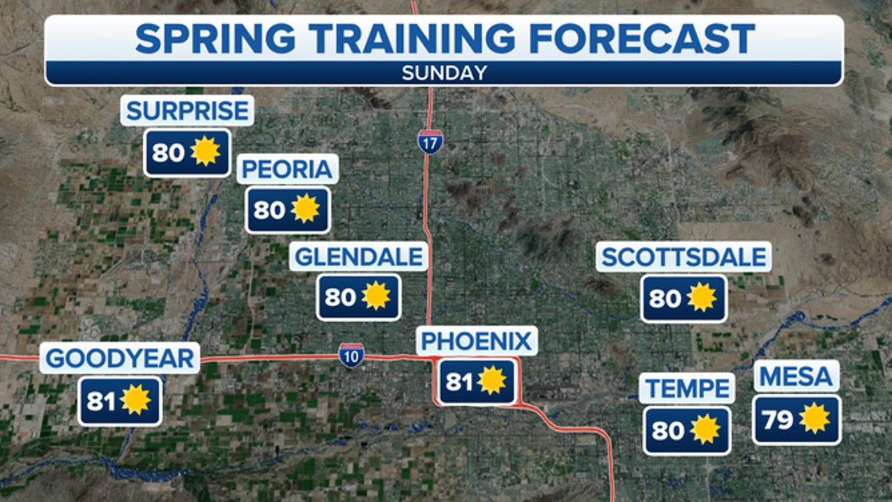 Spring Training Grapefruit League map