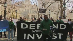 Activists demand cuts to NYPD budget