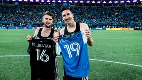 Soccer players Kljestan, Hegardt swap jerseys 12 years after hospital visit wish