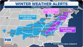 Winter storm will blast East Coast as powerful 'bomb cyclone' after bringing snow to Midwest, South