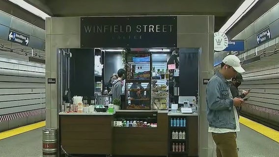 Coffee shop opens on platform of 86th Street subway station in Manhattan
