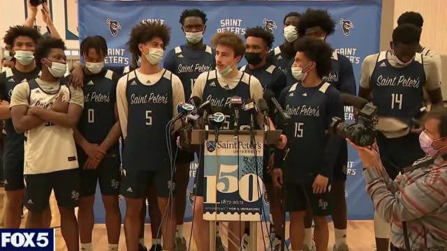 Saint Peter's players enjoy spotlight amid improbable run