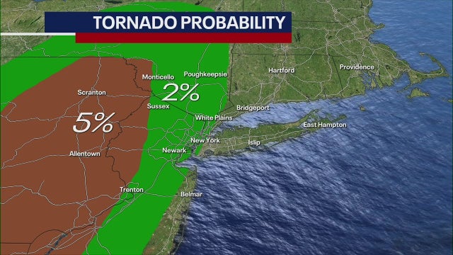Severe storms possible in NYC area Thursday