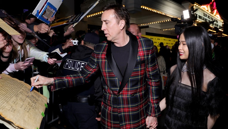 AUSTIN, TEXAS - MARCH 12: Nicolas Cage attends the premiere of "The Unbearable Weight of Massive Talent" during the 2022 SXSW Conference and Festivals at The Paramount Theatre on March 12, 2022 in Austin, Texas. (Photo by Rich Fury/Getty Images for SXSW)