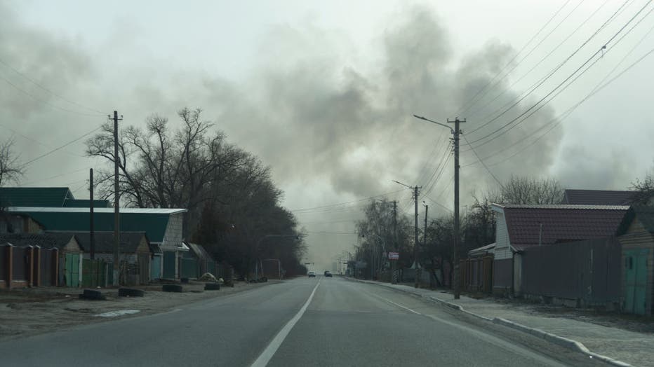 Checkpoint Nearby The Town Of Zorya, Kyiv