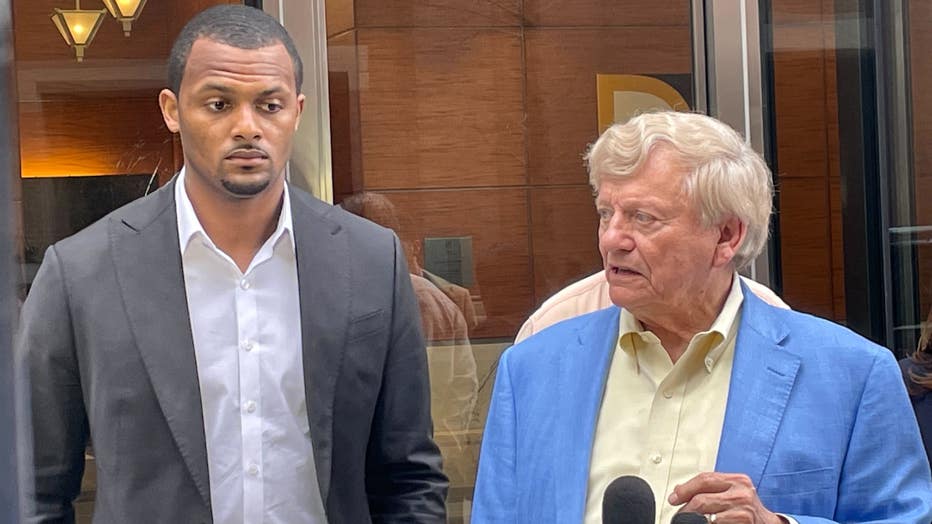 Deshaun Watson and his attorney address news media