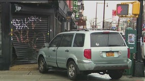 Car jumps curb in Brooklyn, 2 children and adult hit