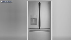 GE refrigerator recall due to fall hazard from freezer handle detaching