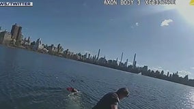 Video: NYPD rescues woman from Central Park Reservoir