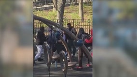 Video: Teens assault father on Queens playground
