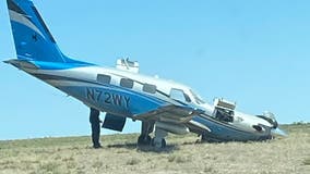 Pilot survives plane crash after aborting take-off