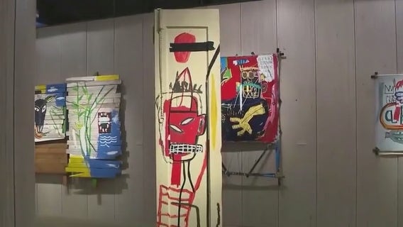 Jean-Michel Basquiat exhibit showcases never-before-seen works from Neo-Expressionist artist