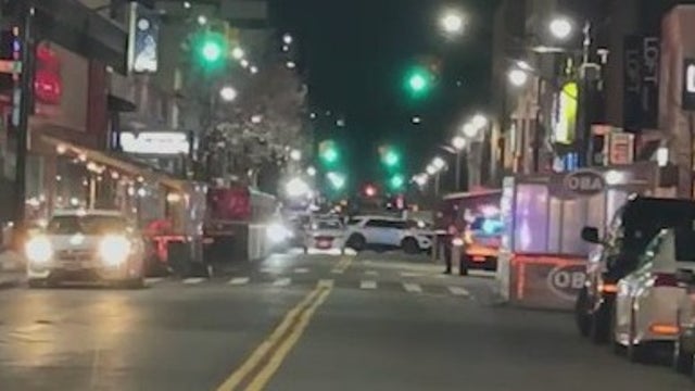 Bouncer shot inside Lowkey Garden Lounge in Queens