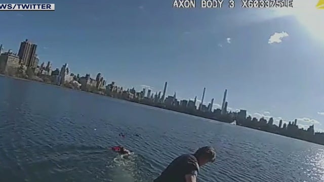 Video: NYPD rescues woman from Central Park Reservoir
