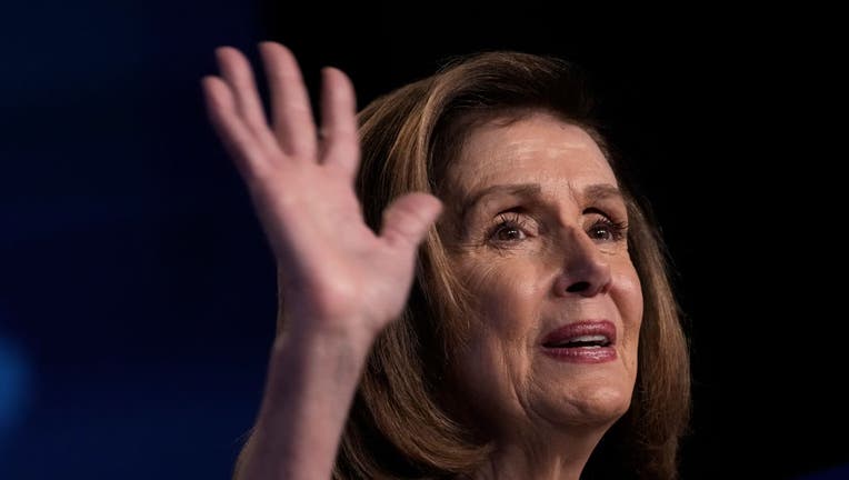 Speaker of the House Nancy Pelosi (D-CA) speaks at the Washington Hilton Hotel on April 5, 2022. (Photo by Drew Angerer/Getty Images).