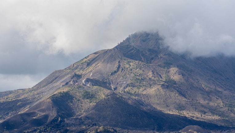 Mount Batur in Bali, Indonesia on August 12, 2019. Mount Batur is an active volcano located at the center of two concentric calderas .The first documented eruption was in 1804 and the most recent was in 2000. 2012 UNESCO made Mount Batur Caldera a part of the Global Geoparks Network. (Photo by Athanasios Gioumpasis/Getty Images)