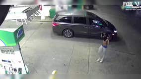 Video:  Carjacking at Brooklyn gas station