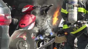 FDNY: Battery triggers fire at bike shop in Queens