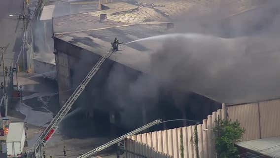 NJ fire at garbage transfer building kills one person