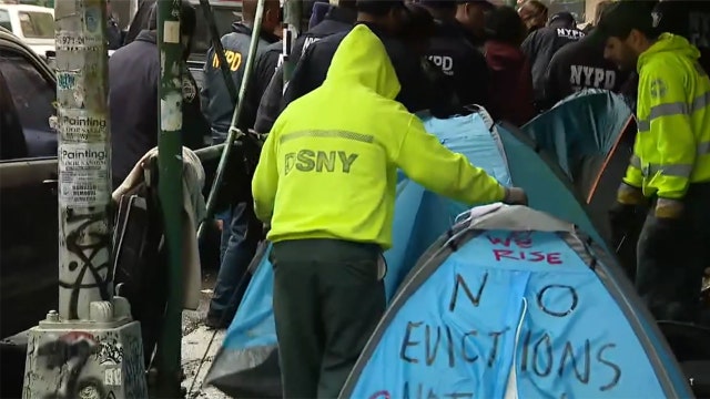 Another NYC homeless encampment cleared out