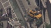 NYC taxi crashes into people on Manhattan sidewalk