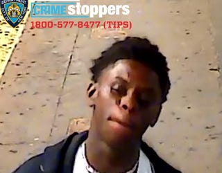 The NYPD is searching for five suspects who attacked a 47-year-old man during a robbery inside a subway station in Brooklyn.