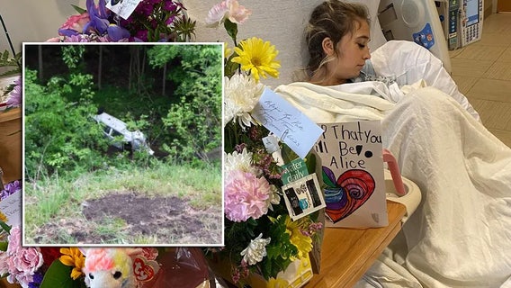 Injured Ohio woman pulls herself up 100-foot ravine after being trapped in crashed car for 9 hours