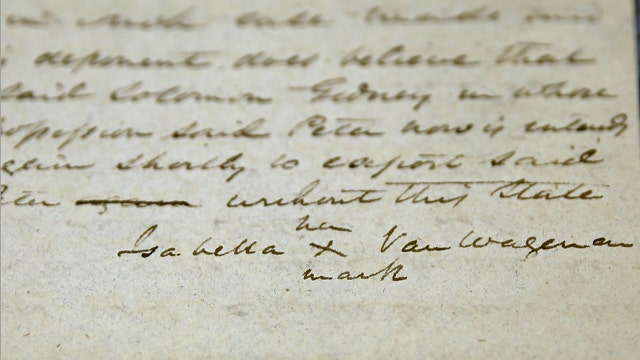 Sojourner Truth's fight to save son detailed in rediscovered court papers